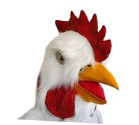 PACKOVE 1 Pc Fiesta Polluelo Mascara Cosplay Disfraz De Pollo Víspera De Todos Los Santos Pollo De Goma Sombrero De Disfraz Gallina Disfraz De Halloween Difuso Emulsión Máscara