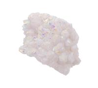 PACKOVE 1 Pieza Adorno de Cristal Natural Blanco de Protección contra Radiaciones Electromagnéticas para Escritorio Decoración de Hogar y