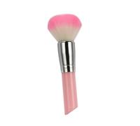 PACKOVE 1 Pieza brocha para polvos estera Polvo de la cara aplicador de brochas de maquillaje facial rubor profesional las mejillas pincel de maquillaje portátil cepillo rosa