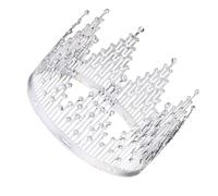 PACKOVE 1 Pieza De Decoración De De Princesa De Cristal Para Tarta Decoración De Tarta De Plata