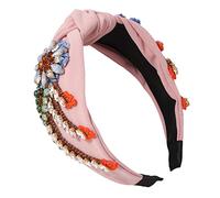 PACKOVE 1 Pieza diadema de la vendimia toppers accesorios para el cabello para mujeres dama coleteros diadema para mujer de pelo exquisita venda taladro de imitación rosa