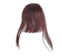 PACKOVE 1 Pieza Flequillo Postizo Natural de Clip para Mujeres Extensión Temperatura Fashionable para Ocasiones Diarias y Fiestas Color