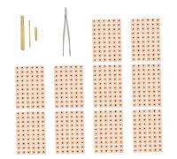 PACKOVE 1 Set Parche de Acupuntura Oreja y Pegatinas Cuidado Oídos Acupresión, para Estimular Puntos Auriculares, Abrir Canales Energéticos y Equilibrio, Uso en Auricular Doméstica