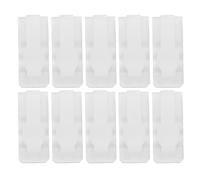 PACKOVE 10 Clips Selladores Reutilizables para Bolsas de Vacío Prácticos para Bolsas de Almacenamiento y Compresión Color Transparente Tamaño Mini Pack de 10 Unidades Uso Doméstico