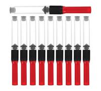 PACKOVE 10 Piezas Absorbidor de Tinta para Pluma Estilográfica 3.4 Mm Convertidor de Tinta Plástico Rojo Herramienta Relleno Bolígrafo Escolar y Oficina