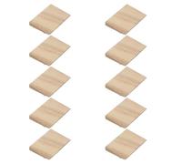 PACKOVE 10 Piezas Cuña de Madera Triangular para Mango de Martillo de Partir, Diseño Cónico y Fácil Instalación para Mantenimiento de Herramientas Agrícolas