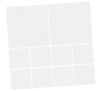 PACKOVE 10 Piezas de Malla Plástica para Bricolaje Cuadrada Transpirable para Pelucas Manualidades y Extensiones de Cabello Soporte para Accesorios para Fiestas y Cosplay