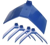 PACKOVE 10 Piezas de Perchas de Plástico Verde, Soporte Resistente para Descanso de Aves, Adecuado para Suministros y Complementos de Pajaros en Jaulas Varios Estilos