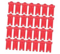 PACKOVE 100 Piezas aguja de pegamento para pestañas botellas pegamento para pestañas dúo partes de la botella de pegamento herramienta adhesiva para pestañas el plastico