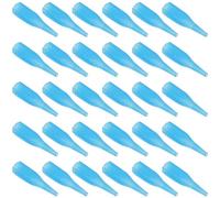 PACKOVE 100 Piezas Boquilla De Botella Práctica Consejos De Tatuajes De Seguridad Tatuajes Puntas De Plastico Boquillas De Aguja Para Tatuajes El Plastico Sky-blue