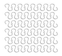 PACKOVE 100 Piezas Ganchos para Horno de Cerámica, Ganchos de Anilla de Salto de Aleación Resistente al Calor, 0℃-1350℃, para Cerámica y Vidrio, Joyería y Fusión de Vidrio