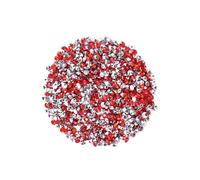 PACKOVE 1000piezas Cuentas Acrílicas Brillantes Cristal Acrílico Gemas De Imitación Accesorios Joyería