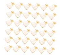 PACKOVE 100piezas Bolsitas De Organza Transparentes con Cordón para Joyería y Dulces De Malla Lavanda para Fiestas y Eventos Especiales