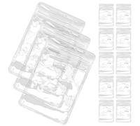 PACKOVE 100piezas Bolsitas De Transparentes Cierre Hermético para Joyería De Auto-sellantes y Resistentes para Almacenamiento De Pendientes Anillos y Accesorios