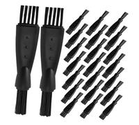 PACKOVE 100piezas Cepillo De Limpieza De Doble Punta Limpiador De Maquinillas De Afeitar Cepillo De Limpieza De Nailon Para Grietas Doméstico Herramienta De Detalle