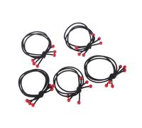 PACKOVE 10piezas Unidades De Coleteros Elásticos De Cereza Gomas Pelo Para Coletas Accesorios Cabello Para Niñas y Mujeres