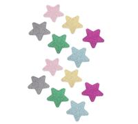 PACKOVE 12 Piezas Limas De Uñas Desechables Purpurina Forma De Estrella Mini Esponja Pulidora Para Moldear y Suavizar Uñas De Manos y Pies De Herramientas