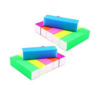 PACKOVE 12piezas Limas De Manicura Limas Para Cortar De Pulidores Suministros Para Salón Bloques De Esponja Esponjas Pulidoras Para Uñas Bloques Para Pulir Manicura