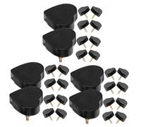 PACKOVE 15pares Puntas De Reparación Para Tacones Altos Tapas Forma De Corazón Compatible Diferentes Outfits De Puntas Gruesas y Finas Accesorios Para Zapatos De Mujer