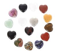PACKOVE 15piezas Cubos De Falsos Cristales De Decoración De Corazón Para Mujeres
