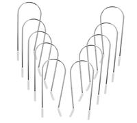 PACKOVE 16 Piezas de Clips de Acero Inoxidable para Rizadores Calientes de Cabello, Pasadores Resistentes Que Reducen el Daño y Evitan Deformaciones, Repuesto Adecuado para Uso Diario