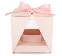 PACKOVE 1juego Caja De Flores Transparente Bodas Cumpleaños y Floristas Empaque De Flores Diseño y Ventana Transparente