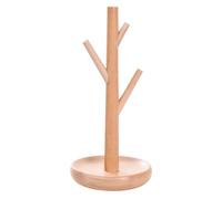 PACKOVE 1Pieza Soporte de Exhibición de Joyería Forma de Árbol de Madera Organizador de Pendientes y Collares Rack Elegante para Almacenamiento de Joyas Casa o Tienda