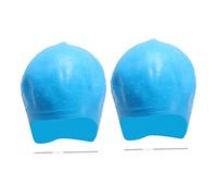 PACKOVE 2 Juegos Gorro de Silicona Reutilizable para Teñir Cabello con Agujas para Resaltado Herramienta Práctica para Casa y Salón