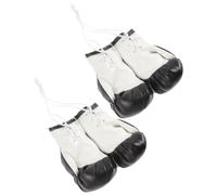 PACKOVE 2 Pares de Mini Guantes de Boxeo Colgantes de Pvc , Accesorios Delicados y para Llaveros , para Colgar en Bolsas y Uso Diario