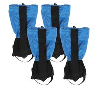 PACKOVE 2 Pares Polainas para Senderismo Kit de Polainas para Senderismo Poliéster Impermeables Ajuste Elástico y Soporte de Tobillo para Hombres y Mujeres, Caza y Aventuras en Desierto