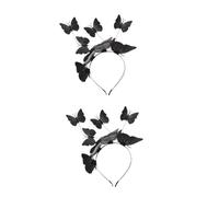 PACKOVE 2 Piezas 3D Diadema De Accesorio De Decoración Para El Cabello De Fiesta Sombrero De Mujer Suministros De Fiesta De Boda Tiene Decoraciones Navideñas Al Aire Libre