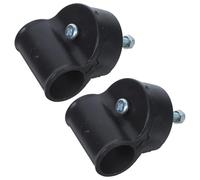 PACKOVE 2 Piezas Accesorios para Sillas de Playa y Jardín, Pieza de Plástico Negro de 7.5x6.3x5 Cm, Fácil Montaje y Soporte para Mayor Peso en Exteriores