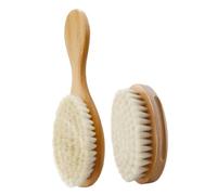 PACKOVE 2 Piezas cepillo de lana desenredar fregar para pesado cepillo corporal para ducharse cepillo de peluqueria cepillo de ducha para cepillo para cortar el pelo Haya Marrón