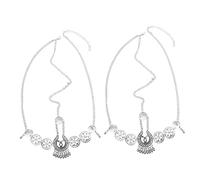 PACKOVE 2 Piezas Diadema Bohemia con Borlas para Novias y Accesorio para Cabello Tocado Elegante y para Bodas y Celebraciones