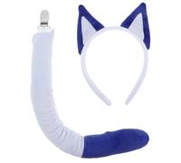 PACKOVE 2 piezas Diadema de Orejas de Azul para Mujer Accesorio de Disfraz Animal con y Clip para Halloween Cosplay y Fiestas Temáticas