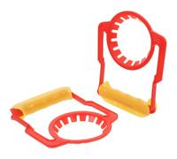 PACKOVE 2 Piezas Elevador de Manija para Botella de Agua Soporte para Jarra de Agua Asa Ergonómica de Plástico 12l Rojo Ahorro de Esfuerzo para Exterior y Hogar
