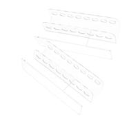 PACKOVE 2 Piezas Estante de Almacenamiento de Herramientas para Uñas Organizador de Herramientas para Uñas Expositor Transparente para Pinzas y Pinceles de Maquillaje