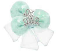 PACKOVE 2 Piezas Horquilla Diademas Para El Pelo Mini Chicas Arco Pinza Para El Cabello Pinzas Para El Cabello Clips De Lazos De Pelo De Bebé Caimán Light Green Tela