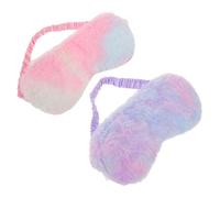 PACKOVE 2 Piezas máscara para los ojos para viajar Máscara para dormir para dormir Tapa de los ojos de bloqueo de luz