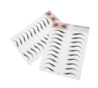 PACKOVE 2 Piezas Pegatinas Para Cejas De Imitación Ceja Artificial Efecto De Pelo Herramienta De Transferencia Plantillas Para Adecuado Para Hombres y Mujeres