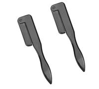 PACKOVE 2 Piezas Peine De Acero Inoxidable Para Cejas Peine Plegable Para Cejas y Pestañas Hombre