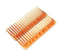 PACKOVE 2 Piezas Peine de Dientes Anchos de Plástico para Estilismo para Desenredar y Estilizar el Cabello Compatible con Secador Color Aleatorio Color Aleatorio