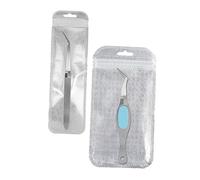 PACKOVE 2 Piezas Pinzas Para Dar Forma a Las Uñas Pinchador De Uñas Herramienta Para Pellizcar Uñas Pinza De Manicura Abrazadera De Manicura Removedor De Cutícula Acero Inoxidable