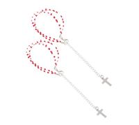 PACKOVE 2 Piezas Pulsera Doble Inoxidable con y de Set de Punk para Mujer Accesorios Góticos para Banquetes y Disfraces de