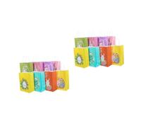 PACKOVE 2 series Bolsa De De Papel Bolsas De De Huevos De Pascua Bolsas De De Huevos De Conejo Bolsa De Huevos De Pascua 12 piezas*2 Color Aleatorio