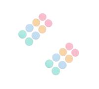 PACKOVE 2 Series Discos Desmaquillantes Reutilizables De Bambú Con Paños De Limpieza Facial Y Ecológicos Exfoliantes Y Lavables Para Remover Maquillaje Y Limpiar 8 Piezas*2