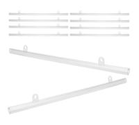 PACKOVE 20 Piezas Barra para Colgar Pósteres de Pvc Soporte Resistente para Mantener Mapas y Carteles Planos en Galerías y Eventos, Diseño Adaptable y Funcional
