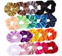 PACKOVE 20piezas Coleteros Elásticos Pelo Accesorios Cabello De Terciopelo Para Mujeres y Niñas Para Coleta Cuerda Pelo Elástico Aro Para Mujer