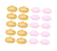 PACKOVE 20piezas Mascarilla Labial Gel Exfoliante Nutrir Labios Mascarilla Hidratante Para Dormir Herramienta Cuidado Labial