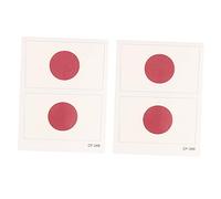 PACKOVE 24 Hojas Del País Pegatinas Japonesa Juego Pegatinas Tatuajes Temporales Pegatinas De Dibujos Animados Impermeable Pegatinas Adhesivas Japón Desechable